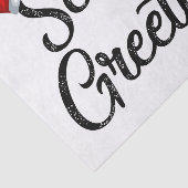 Seizoengroet Tissuepapier (Detail)