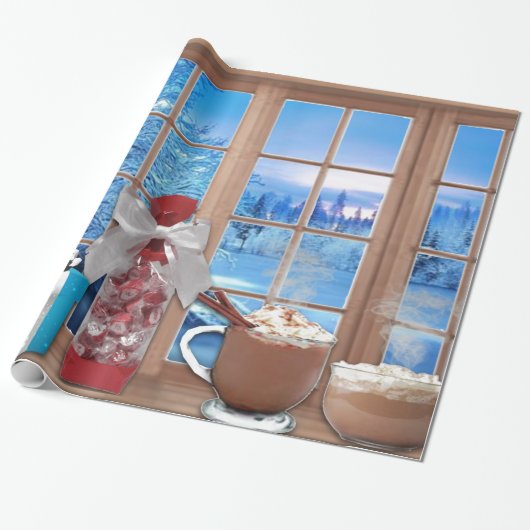 Seizoengroeten2 Cadeaupapier (Uitgerold)