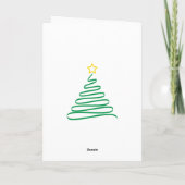 Seizoengroeten Bedankkaart (Achterkant)