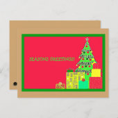 Seizoengroeten Briefkaart (Voorkant / Achterkant)