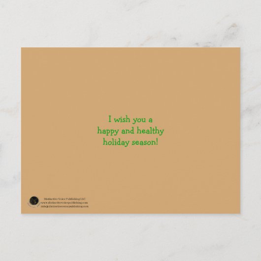 Seizoengroeten Briefkaart (Achterkant)