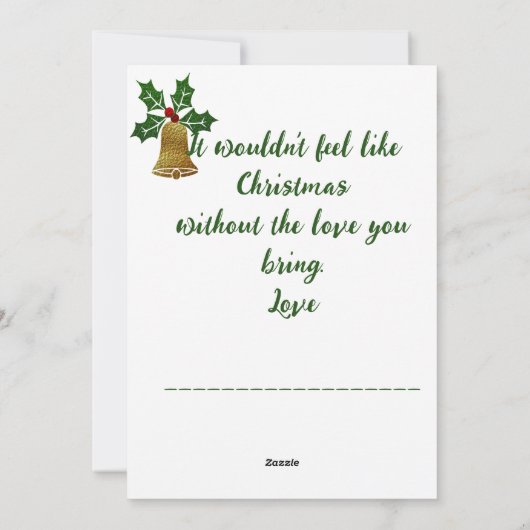 Seizoengroeten: Feestdagenkaart (Achterkant)