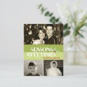 Seizoengroeten Feestdagenkaart (Staand voorkant)