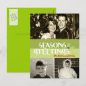 Seizoengroeten Feestdagenkaart (Voorkant / Achterkant)