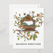 Seizoengroeten Feestdagenkaart (Voorkant / Achterkant)
