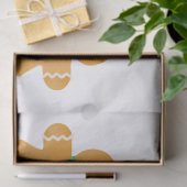 Seizoengroeten Gingerbrood Mannen Tissuepapier (Geschenk)