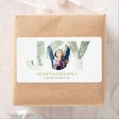 Seizoengroeten (GROENEN) Etiket (Insitu)