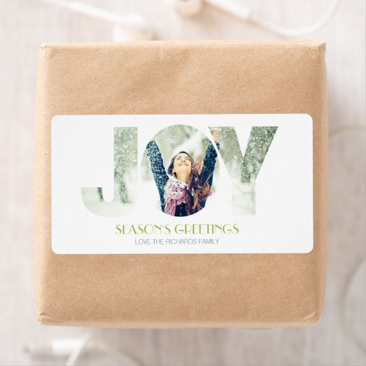 Seizoengroeten (GROENEN) Etiket (Insitu)