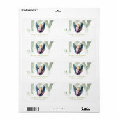 Seizoengroeten (GROENEN) Etiket (Full Sheet)