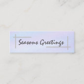 Seizoengroeten/Hanukkah Blessings Mini Visitekaartje (Voorkant)