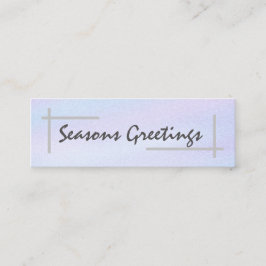 Seizoengroeten/Hanukkah Blessings Mini Visitekaartje