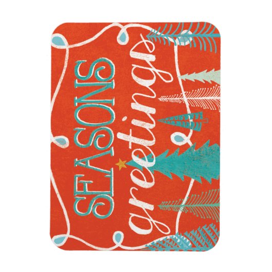 Seizoengroeten Magneet (Verticaal)