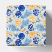 Seizoengroeten Ornament Favor Box Bedankdoosjes (Bovenkant)