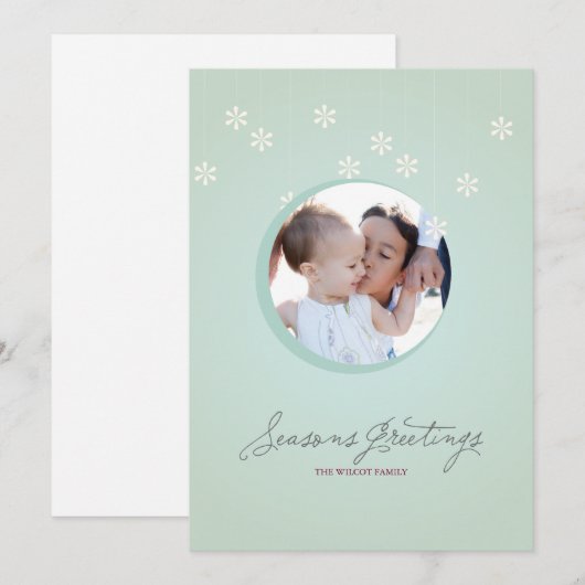Seizoengroeten {PhotoCard} Feestdagenkaart (Voorkant / Achterkant)