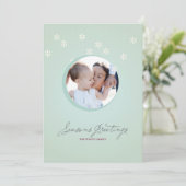 Seizoengroeten {PhotoCard} Feestdagenkaart (Staand voorkant)