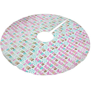 Seizoengroeten Prettige feestdagen boomrok Kerstboom Rok