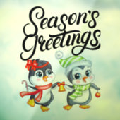 Seizoengroeten Raamsticker (Vel 3)