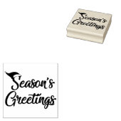 Seizoengroeten Rubberstempel (Gestempeld)