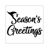 Seizoengroeten Rubberstempel (Afrduk)