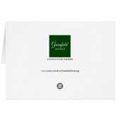 Seizoengroeten uit onze New Home Wintery Lane (Achterkant Horizontaal)