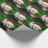 Seizoengroeten van Red Panda Santa Wrapping Pa Cadeaupapier (Hoek)