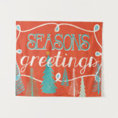 Seizoengroeten Wandkleed (Voorkant (horizontaal))