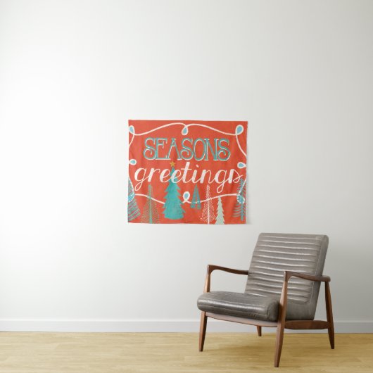 Seizoengroeten Wandkleed (In Situ (horizontaal))