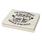 Seizoengroeten | Zout- en peppervaartuigen Rubberstempel (Stempel)