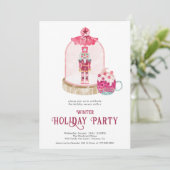 Seizoenpartij bij de winterfeestdag van speelgoed  kaart (Staand voorkant)