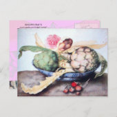 SEIZOENS 4- KUNSTSTOF, ROOS EN STRAATJES BRIEFKAART (Voorkant / Achterkant)