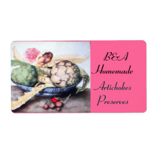 SEIZOENS 4- KUNSTSTOF, ROOS EN STRAATJES ETIKET