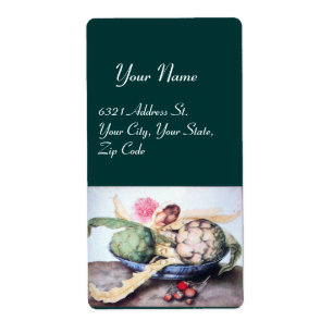 SEIZOENS 4- KUNSTSTOF, ROOS EN STRAATJES ETIKET