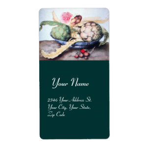 SEIZOENS 4- KUNSTSTOF, ROOS EN STRAATJES ETIKET