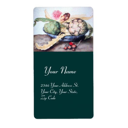 SEIZOENS 4- KUNSTSTOF, ROOS EN STRAATJES ETIKET (Voorkant)