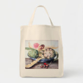 SEIZOENS 4- KUNSTSTOF, ROOS EN STRAATJES TOTE BAG (Voorkant)