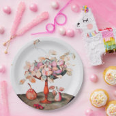 SEIZOEN'S FRUIT / JASMINES, PRUIMEN, PEREN PAPIEREN BORDJE (Feest)