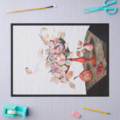 SEIZOEN'S FRUIT / JASMINES, PRUIMEN, PEREN TISSUEPAPIER (Craft)