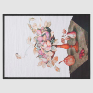 SEIZOEN'S FRUIT / JASMINES, PRUIMEN, PEREN TISSUEPAPIER