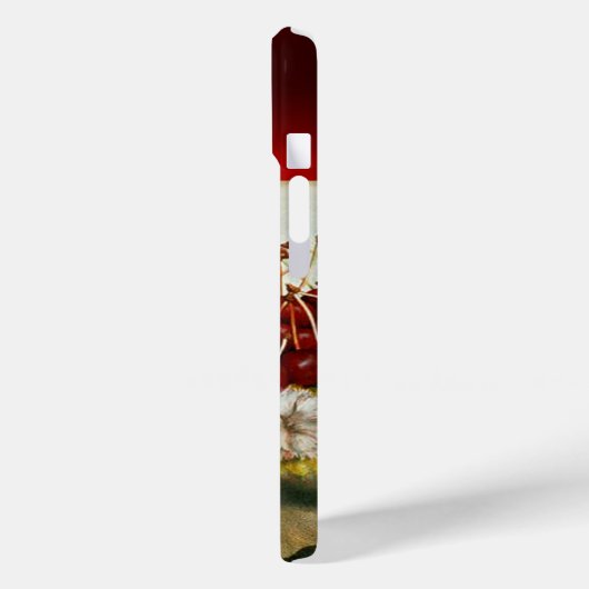 SEIZOEN'S FRUIT / KERSEN EN ANJERS Monogram Case-Mate iPhone Case (Achterkant / Links)
