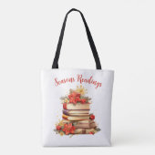 Seizoens lectuur tote bag (Achterkant)