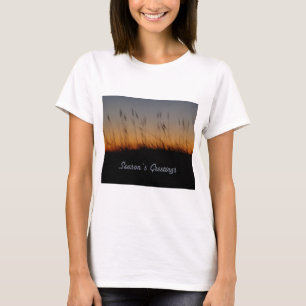 Seizoensbegroeten Zee Oats and Dunes op Sunset T-shirt