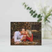 Seizoensbegroetings Briefkaart (Staand voorkant)