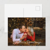 Seizoensbegroetings Briefkaart (Voorkant / Achterkant)