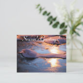 Seizoensbegroetings-briefkaart Feestdagenkaart (Staand voorkant)