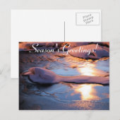 Seizoensbegroetings-briefkaart Feestdagenkaart (Voorkant / Achterkant)