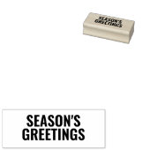 SEIZOENSBERICHTEN SLUITEN SLUIT Kerstmis Rubberstempel (Gestempeld)