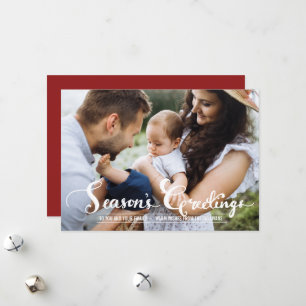 Seizoensbestendige Vlamkaart van Seizoensbestendig Feestdagenkaart