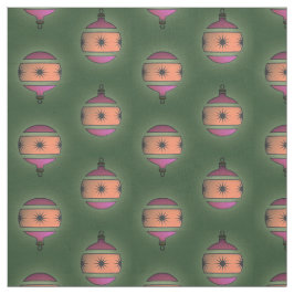 Seizoensboom Ornamenten Kerstdecoratie op groen Stof