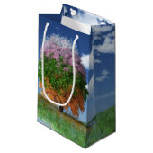 Seizoensboomtas Klein Cadeauzakje (Voorkant Gekanteld)