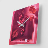 SEIZOENSBRANDSTOFFEN MET Antiek RUSSEL Vierkante Klok (Hoek)